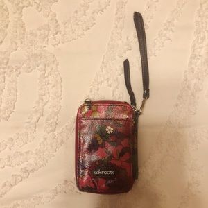 Sakroots flower patterned wallet bag